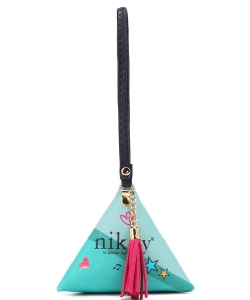 Nikky By Nicole Lee Triangle Pouch NK21003 MISS YOUR CALL